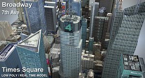 new york square time 3d max