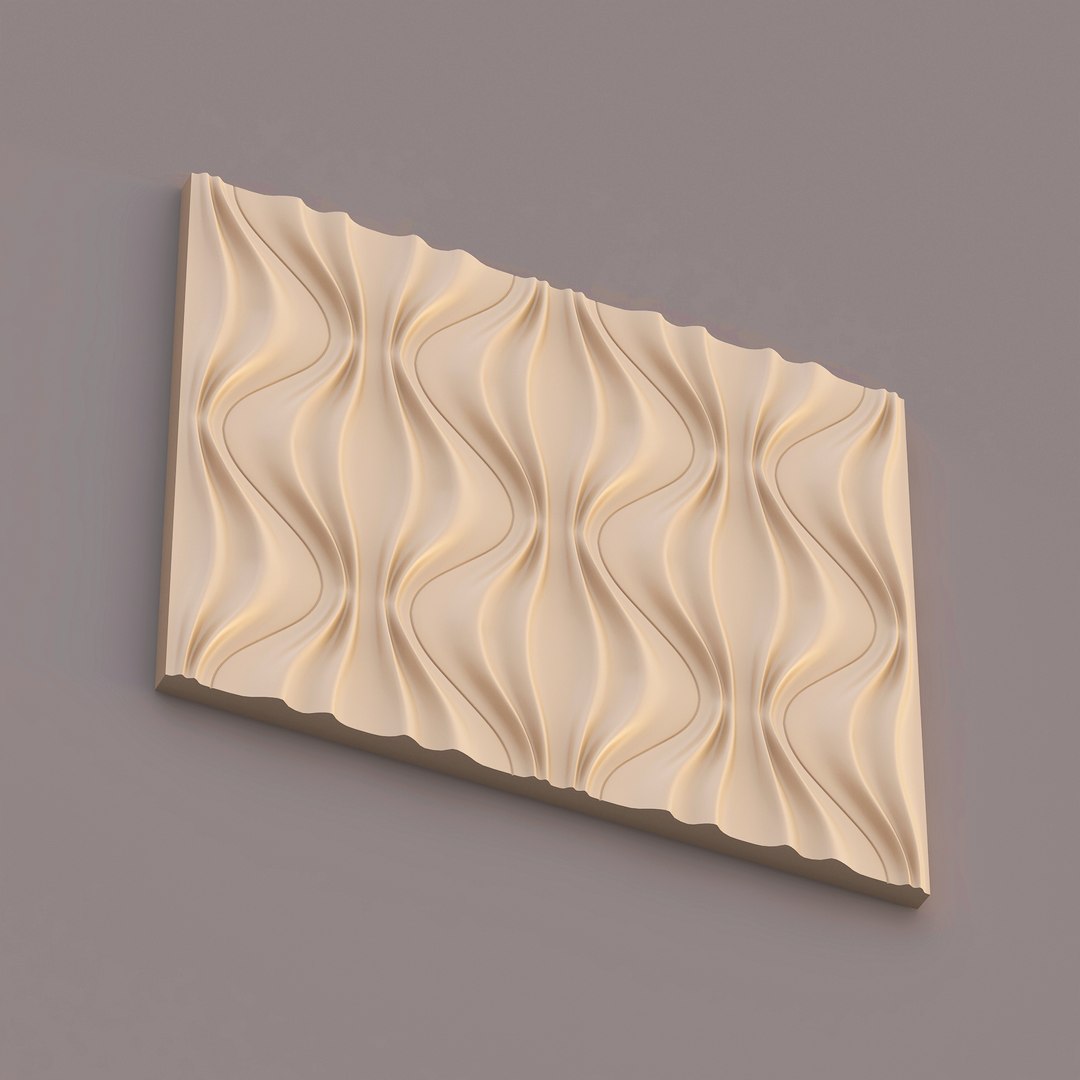 Decorative Wall Panel 003 3D Model - TurboSquid 2555680