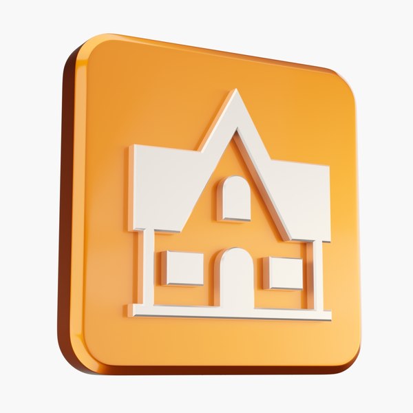 3D 3D Icon of a Private House
