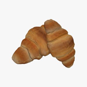 Crispy Crossaint 3D model