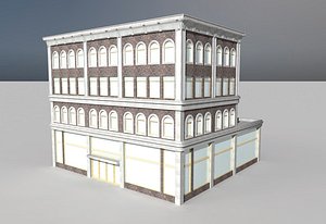 old department store 3d c4d