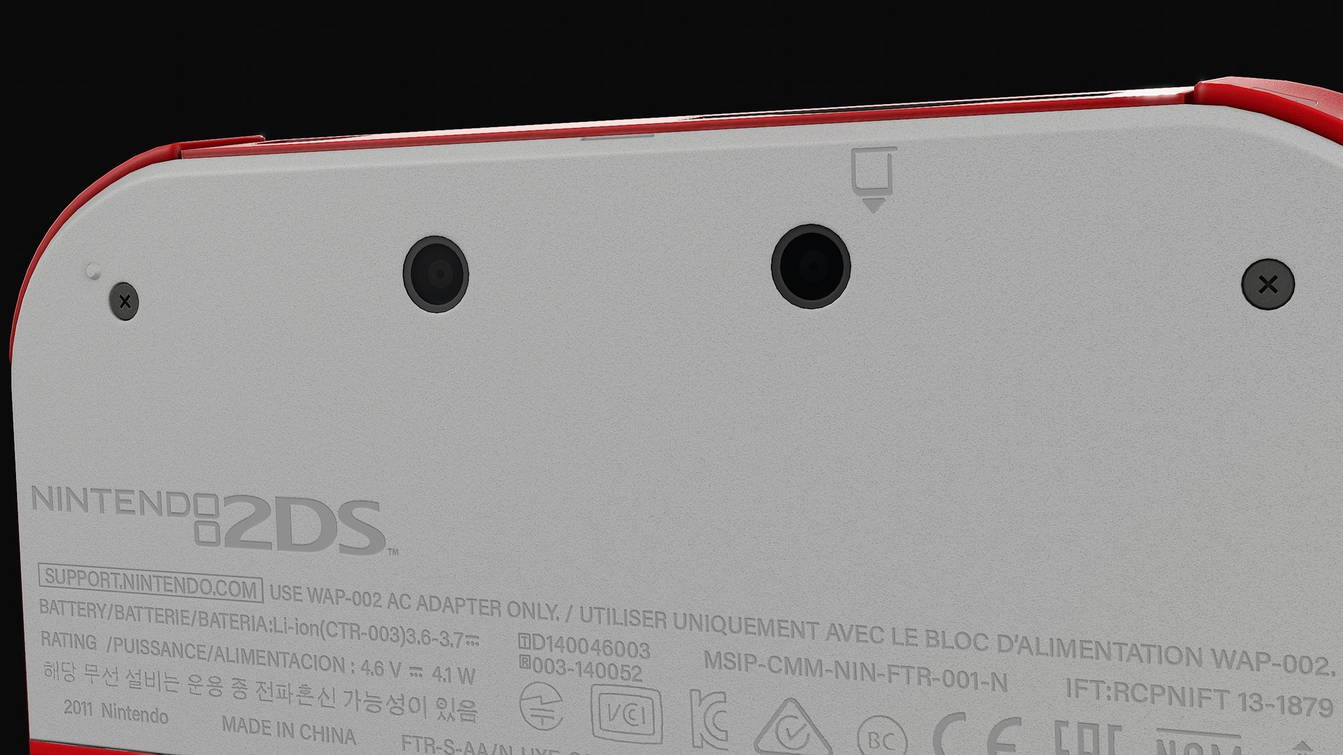 3D Nintendo 2DS Handheld Console model https://p.turbosquid.com/ts-thumb/1K/XjgYUv/32/10007/jpg/1726865282/1920x1080/fit_q87/556962a10b115f4a84d8803b0d8abb6f2174a806/10007.jpg