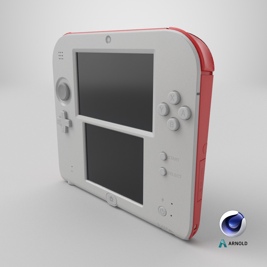 3D Nintendo 2DS Handheld Console model https://p.turbosquid.com/ts-thumb/1K/XjgYUv/66/stemcell_cinema_4d_arnold_render/png/1728488486/1920x1080/fit_q87/9240e5fc8511f350d47d58d235873c2e8b854b0f/stemcell_cinema_4d_arnold_render.jpg