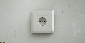 plug socket german 3D model