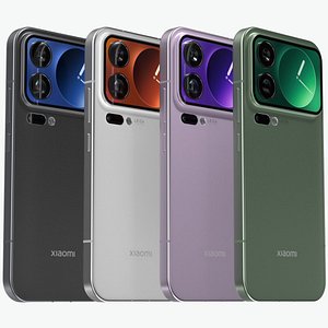 Xiaomi 17 Pro All Colors 3D model