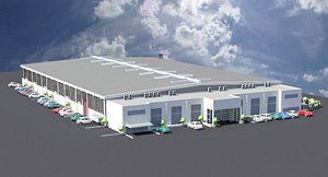 dwg industrial logistics warehouse