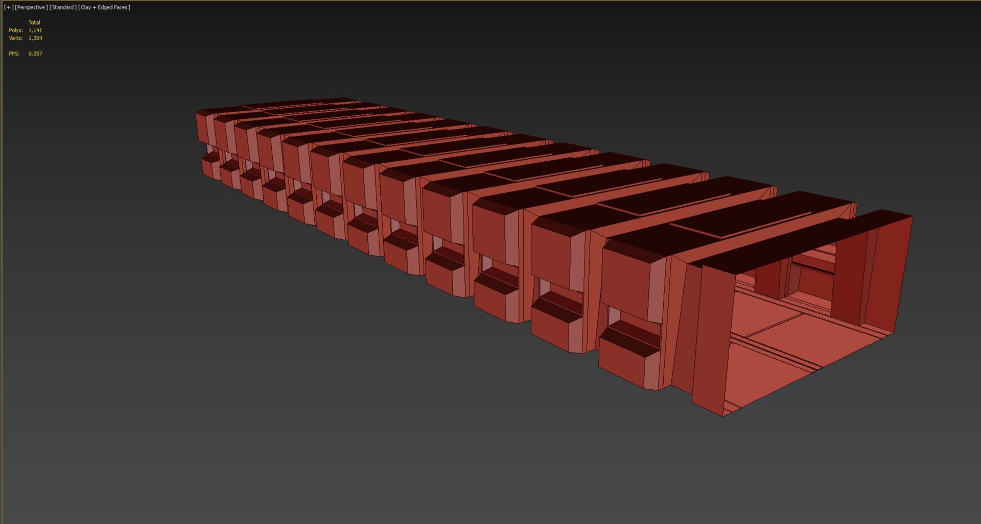 Low Poly Sci Fi Corridor 13 3D Model - TurboSquid 2154993