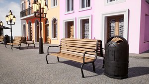 Modular European Quartal Building 3D