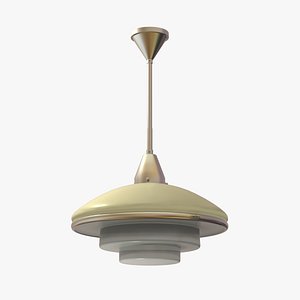 3d model classic ceiling lamp megaphos