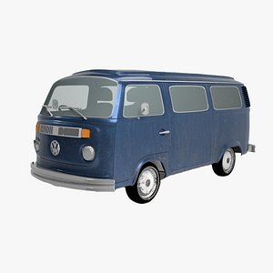 volkswagen-T2 3D model