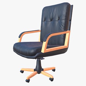 Leather Armchair PBR Game Ready