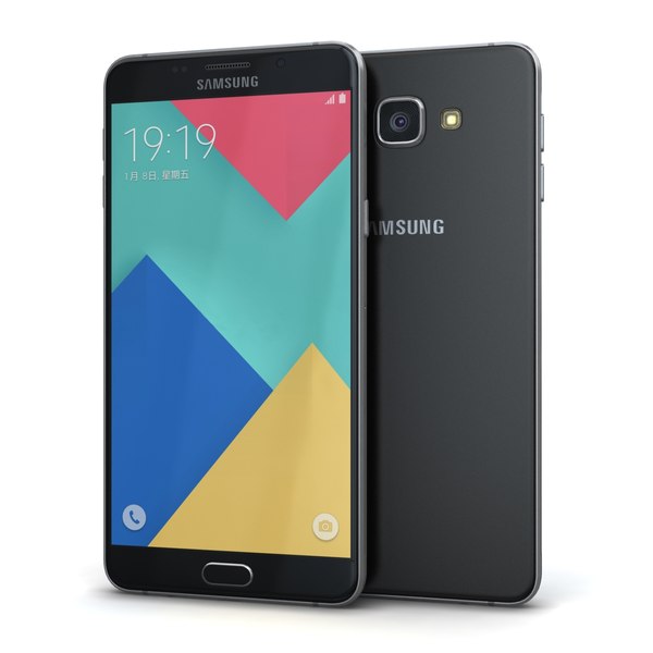 Samsung Galaxy A9 2016 preto meia-noite Modelo 3D - TurboSquid 1017199