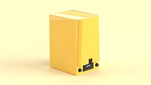 Prime Wireless Speaker Yellow 3D model