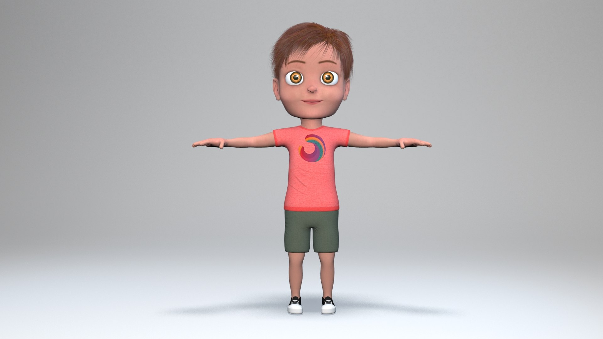 3D Cartoon Boy Young - TurboSquid 1386271