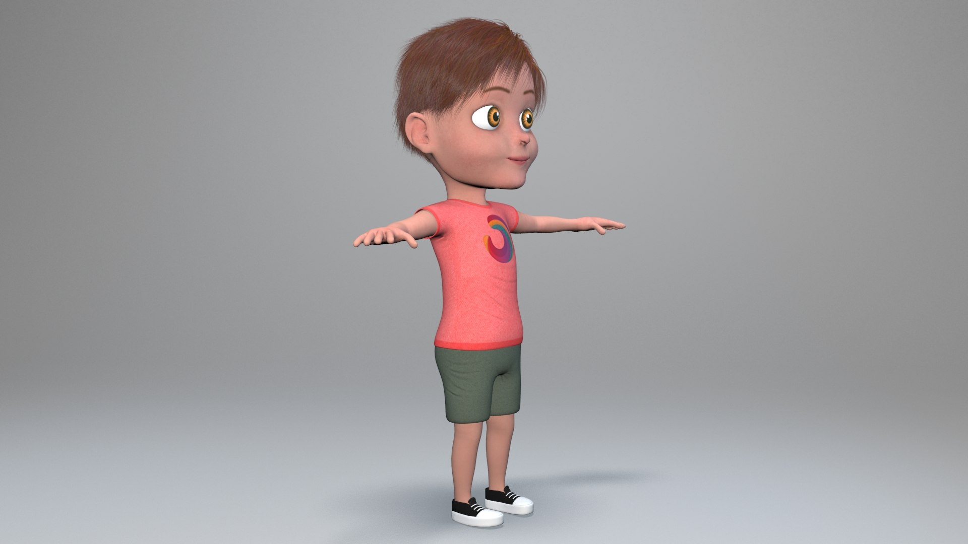 3d Cartoon Boy Young - Turbosquid 1386271