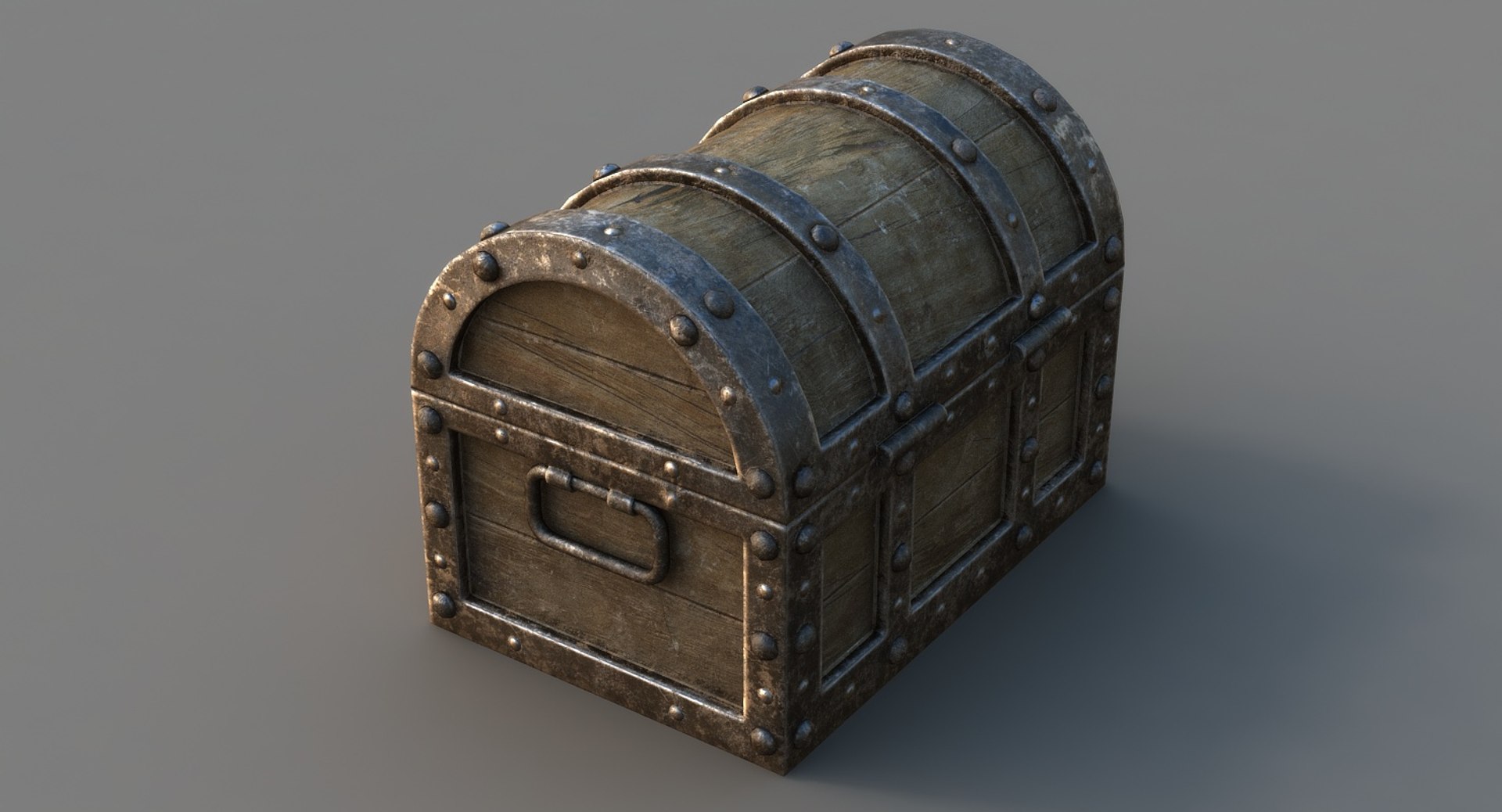 Ready Treasure Chest 3d Model