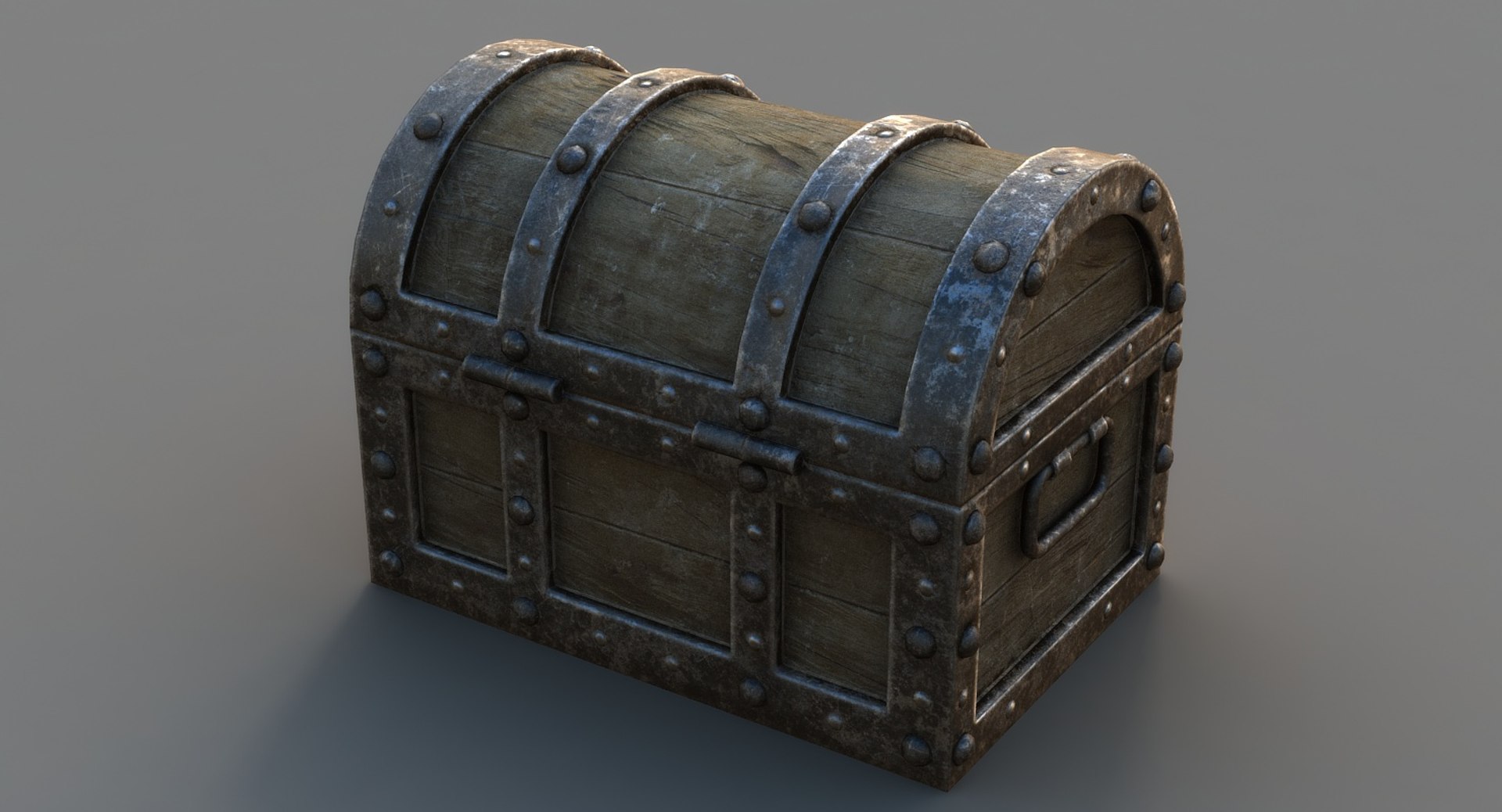 Ready Treasure Chest 3d Model