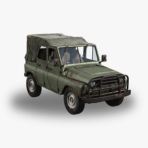 Rigged Army Jeep 3D Models for Download