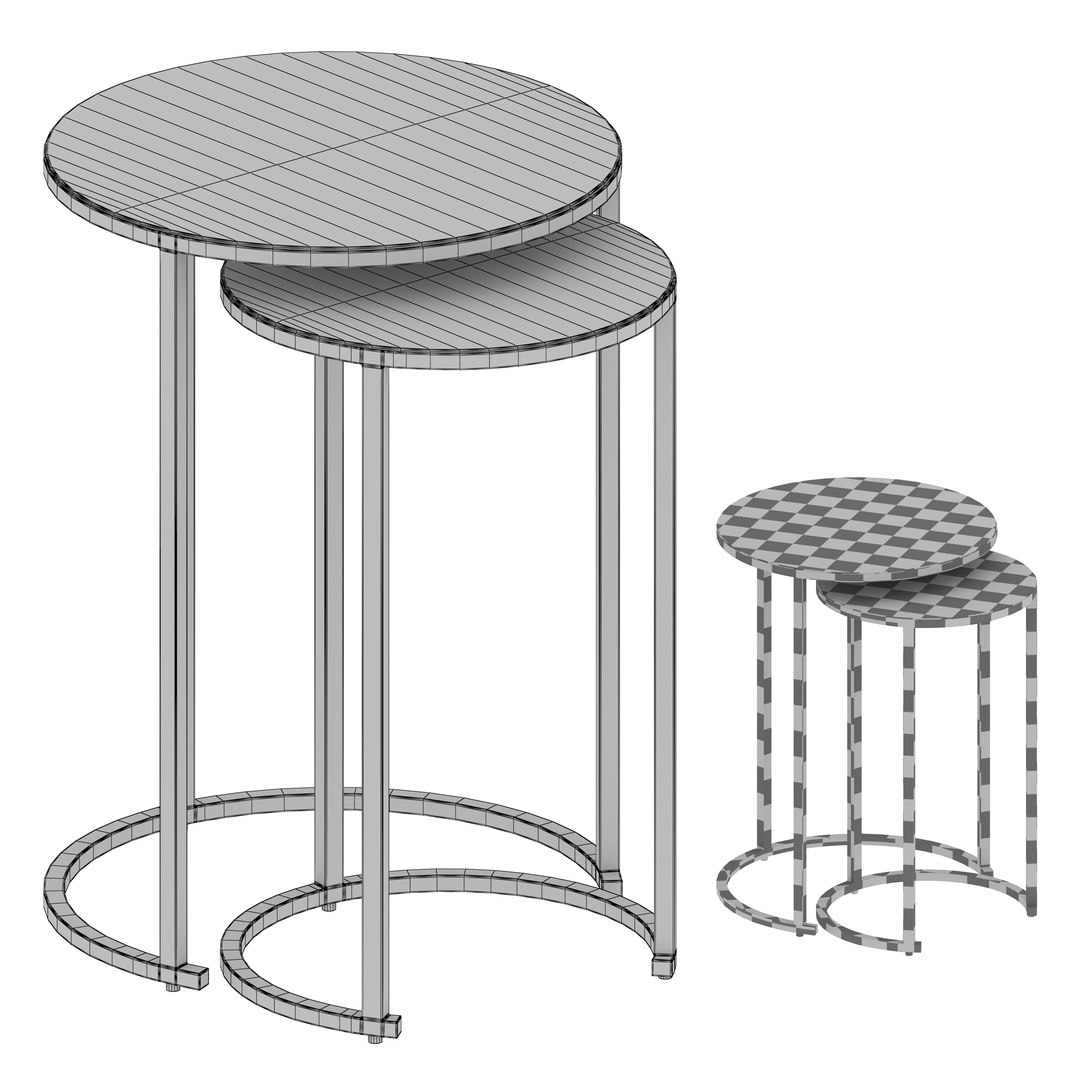 Tables Nesting Model - TurboSquid 1606631