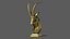 Sable Black Antelope Butting