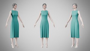 Dress 43 Dark Cyan