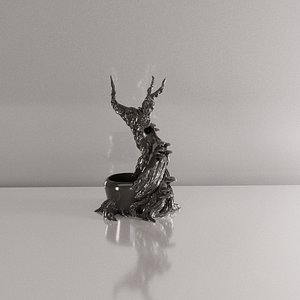 BackFlow Incense Burner Tree and Vase for 3D printing