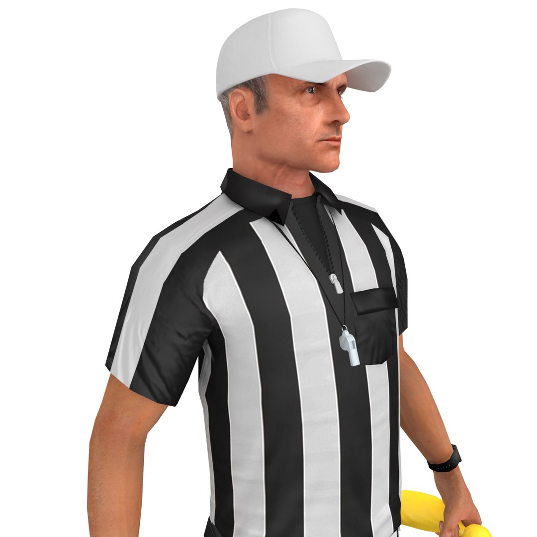 3D Model Rigged Football Referee - TurboSquid 1301199