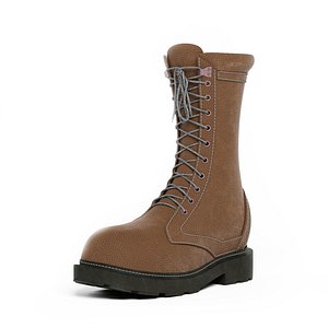 polygonal boots 3d model