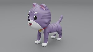 3D 3D Cat Cartoon model