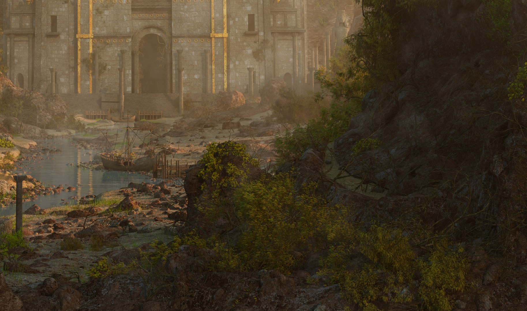 Pyramid Temple environment model https://p.turbosquid.com/ts-thumb/1L/K48bIt/nL/templeland10/jpg/1717963640/1920x1080/fit_q87/bea089576229fa3ce677ffd5d580b7af000efaec/templeland10.jpg