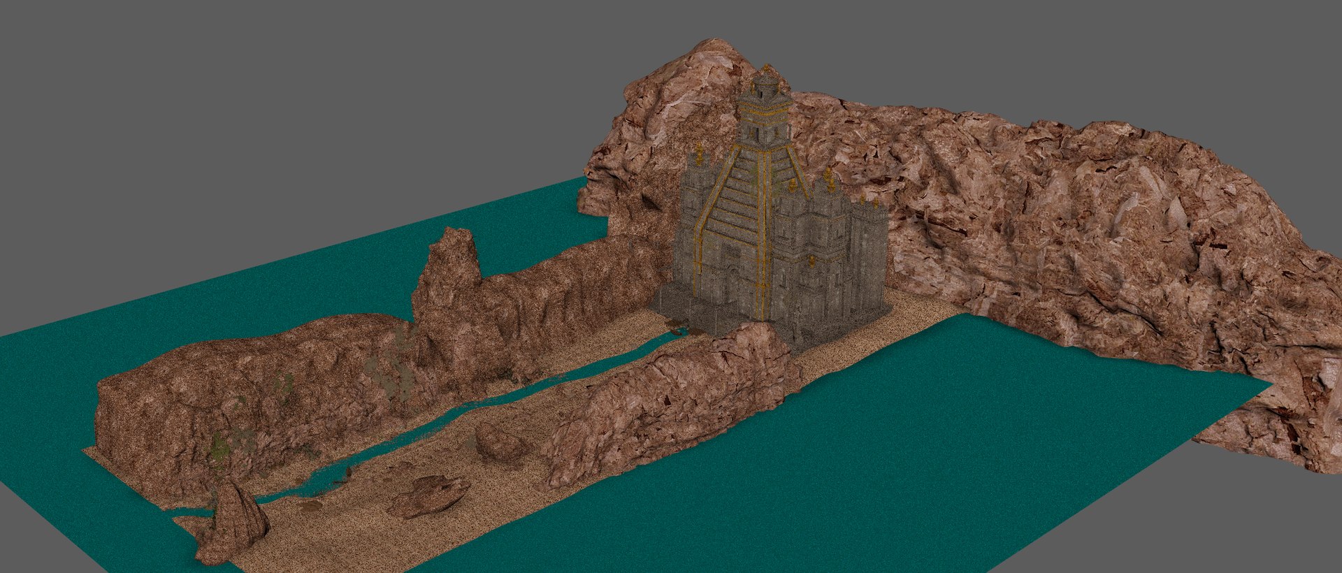 Pyramid Temple environment model https://p.turbosquid.com/ts-thumb/1L/K48bIt/nO/templeland22/jpg/1717963646/1920x1080/fit_q87/6078851cc417d3cb231e354bed2c6b5c9eb38a0b/templeland22.jpg
