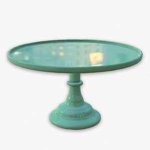 3D Mosser Glass Cake Stands all colours model
