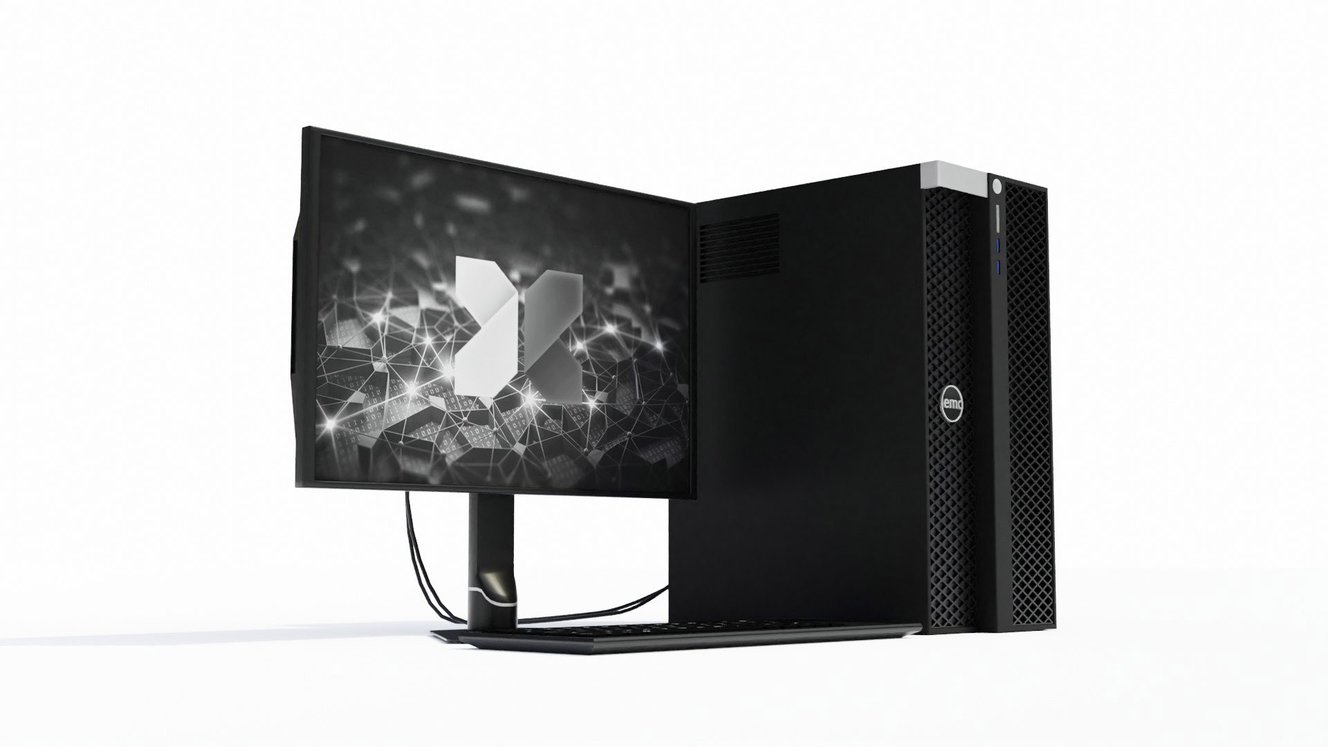 Desktop pc 3D model - TurboSquid 1601143