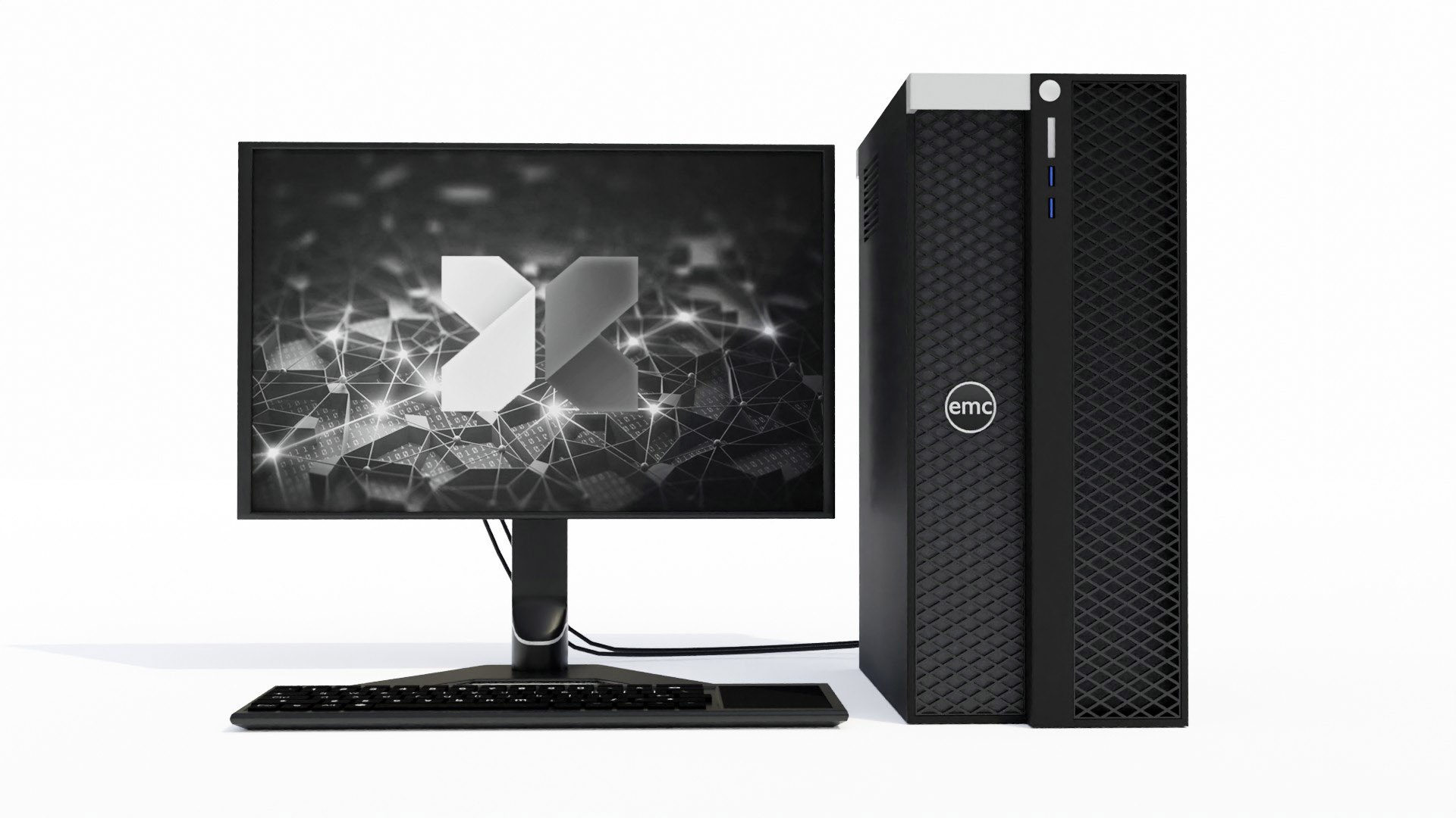 Desktop pc 3D model - TurboSquid 1601143