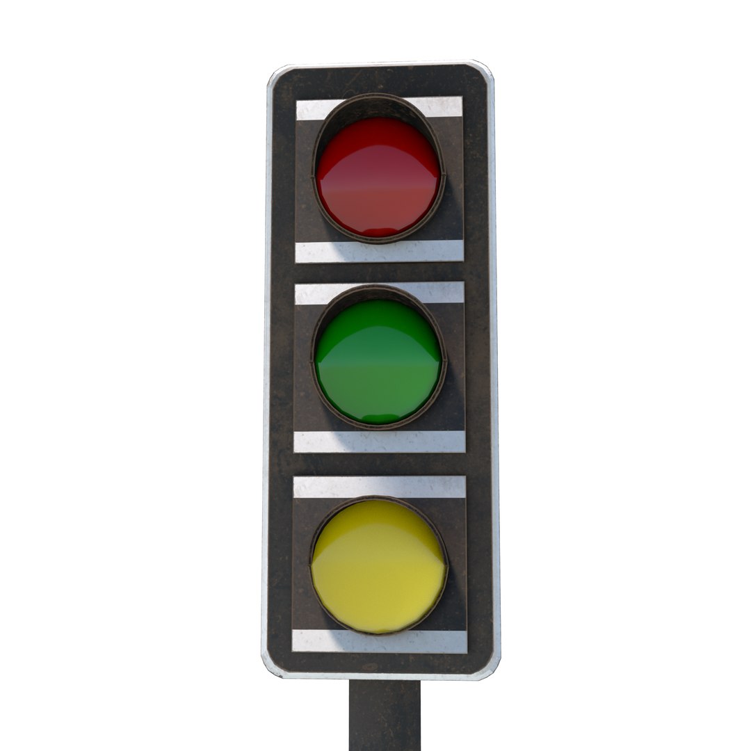 Traffic Signal Light Model - TurboSquid 2078947