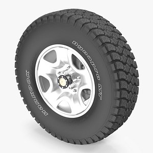 3D Hankook Dynapro MT Wheel model