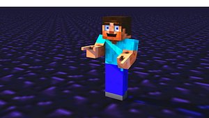 Minecraft Steve Rig (c4d)