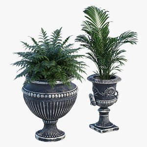 French Decorative Urn 3D model