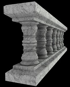 Marble balustrade