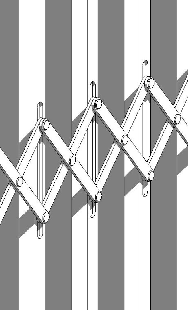 3D Fine Parametric Trellis Security Gate TurboSquid 1593194