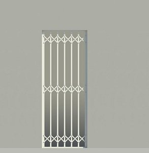 3D fine parametric trellis security gate