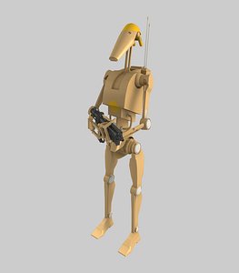 Battle Droid + Blaster