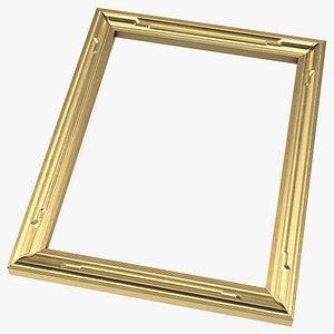 3D Gold Picture Frame