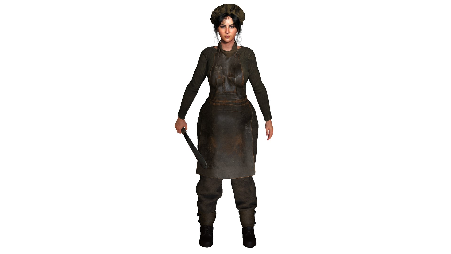 3D AAA 3D FANTASY MEDIEVAL CHARACTER-YOUNG MEAT BUTCHER GIRL 02 https://p.turbosquid.com/ts-thumb/1L/nPGQ4J/dK/1/png/1696494773/1920x1080/fit_q87/e2418c86c36b293cabb3c132abc5273a4682eeba/1.jpg