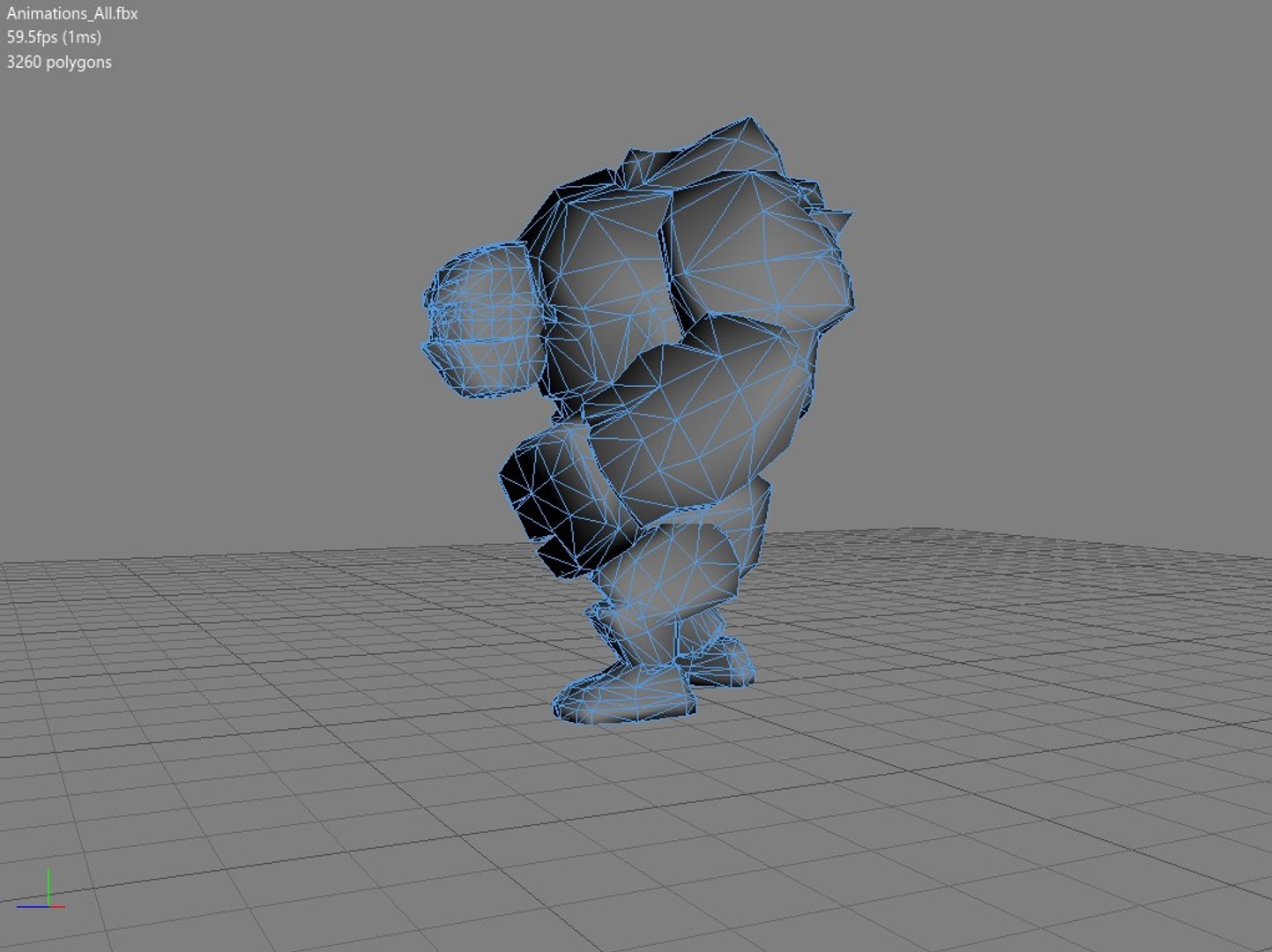 Golem Character Animations 3D - TurboSquid 1633434