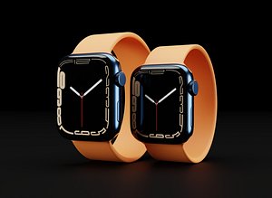 Apple Watch Series 7 in 41 and 45 mm in all Colors model