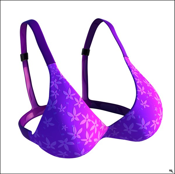 bra bikini 3D model