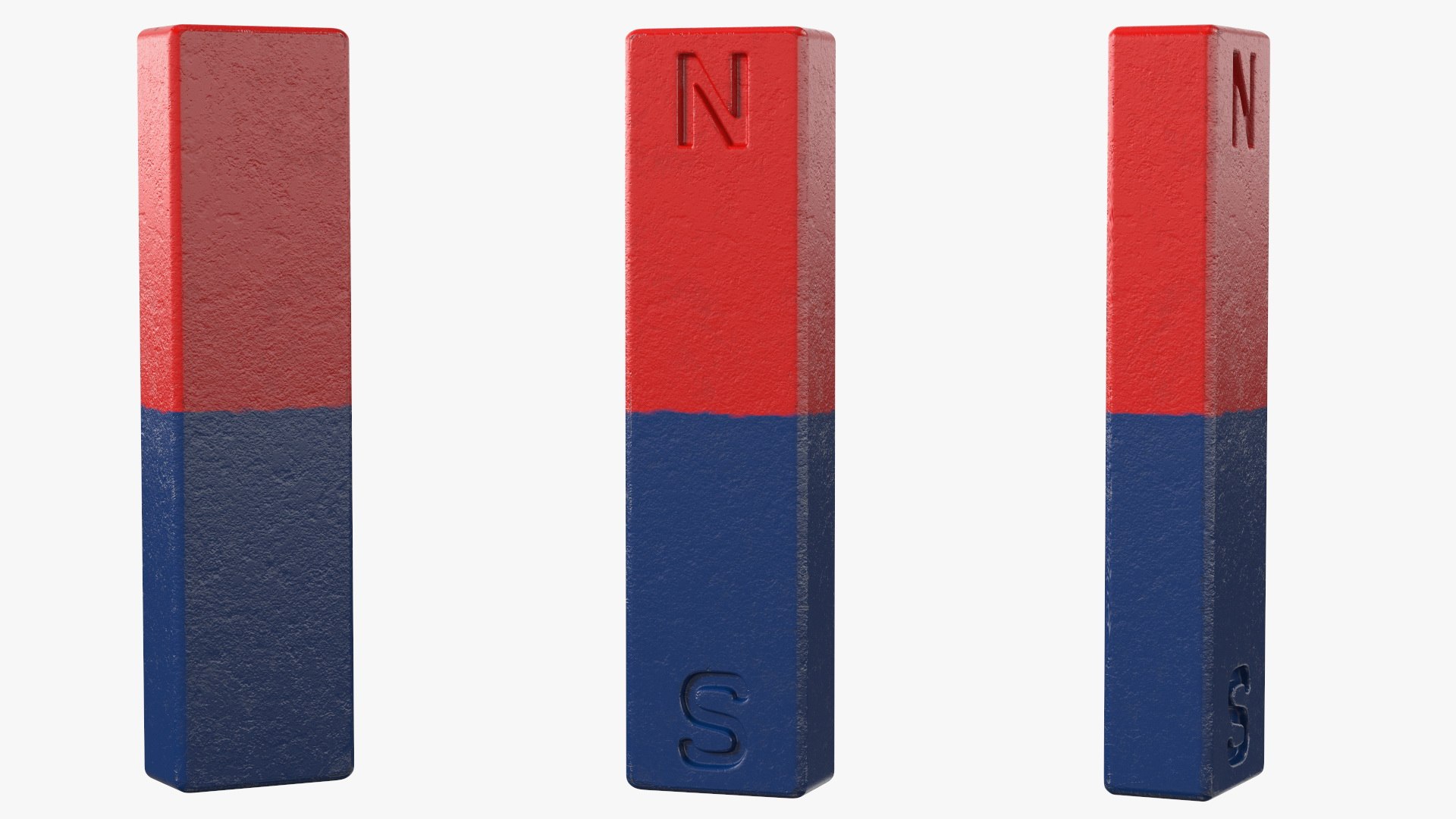 3D Rectangle Bar Magnet - TurboSquid 1700597