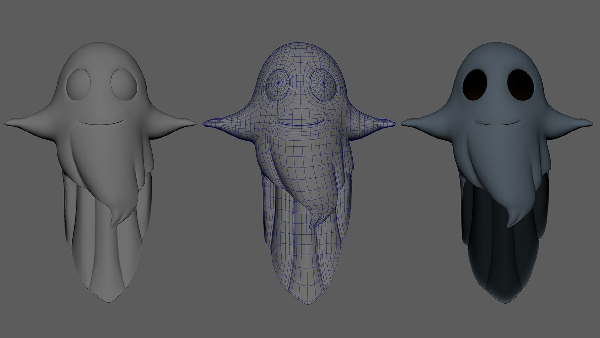 Ghost Rigged 3d Model Model - TurboSquid 2490251