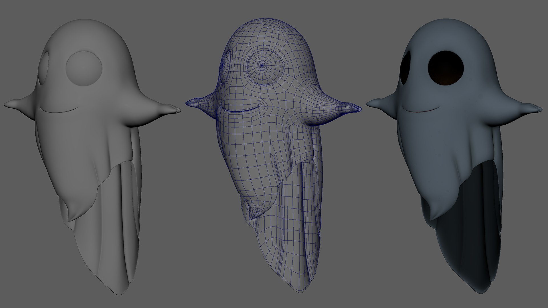 Ghost Rigged 3d Model Model - TurboSquid 2490251